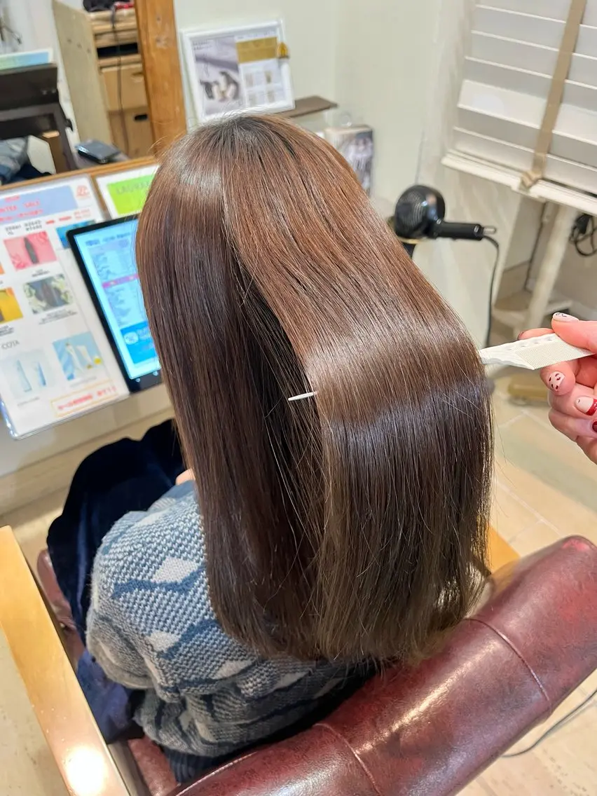 ロング 縮毛矯正 縮毛矯正 縮毛矯正✨ ななつのヘアスタイル