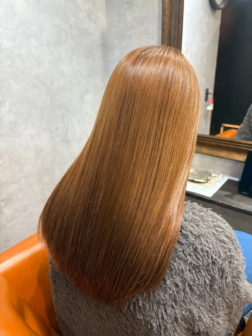 ロング カラー ベージュカラー ブリーチ ブラウンカラー 透明感カラー ダブルカラー ヘアカラー ブリーチ/韓国ヘア /kenshiroのヘアスタイル