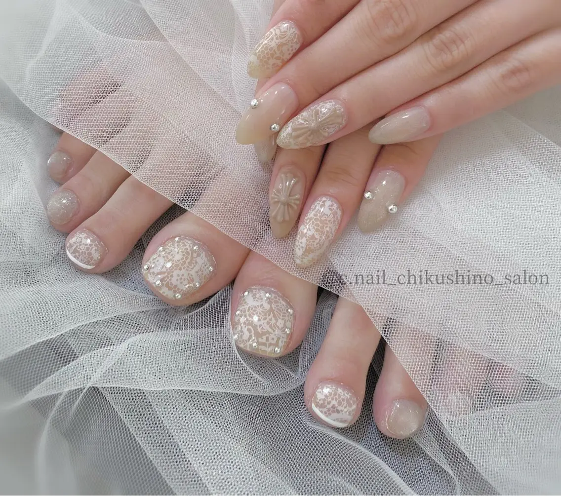 ネイル フットネイル ジェルネイル ハンドネイル フットネイル C.Nail &Eyeのネイルデザイン