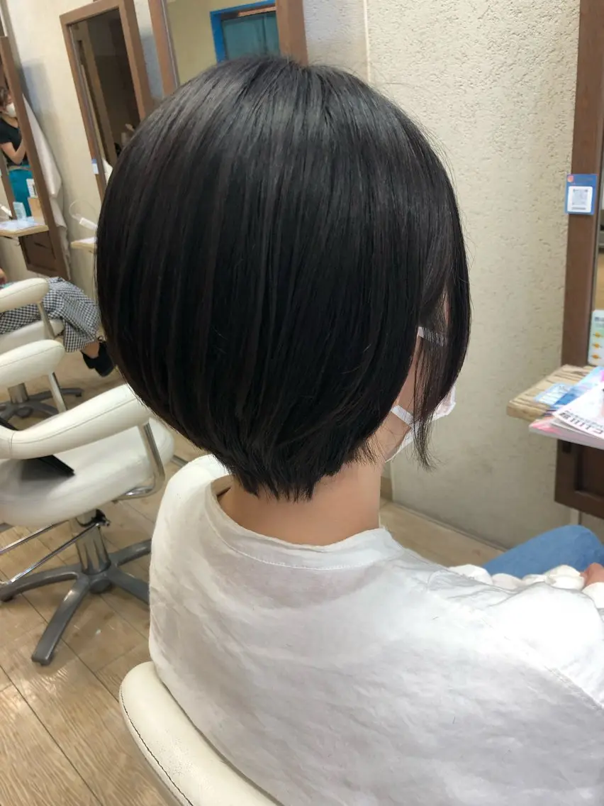 ショート ショートボブ ボブ ショートヘア カット 阿部 美咲のヘアスタイル