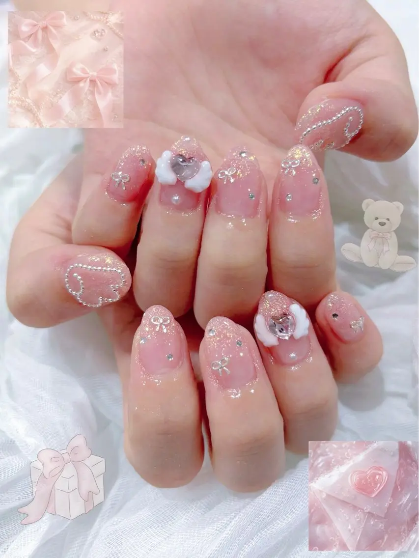ネイル ハンドネイル ♡Zir nail ゆい 🧸♡のネイルデザイン