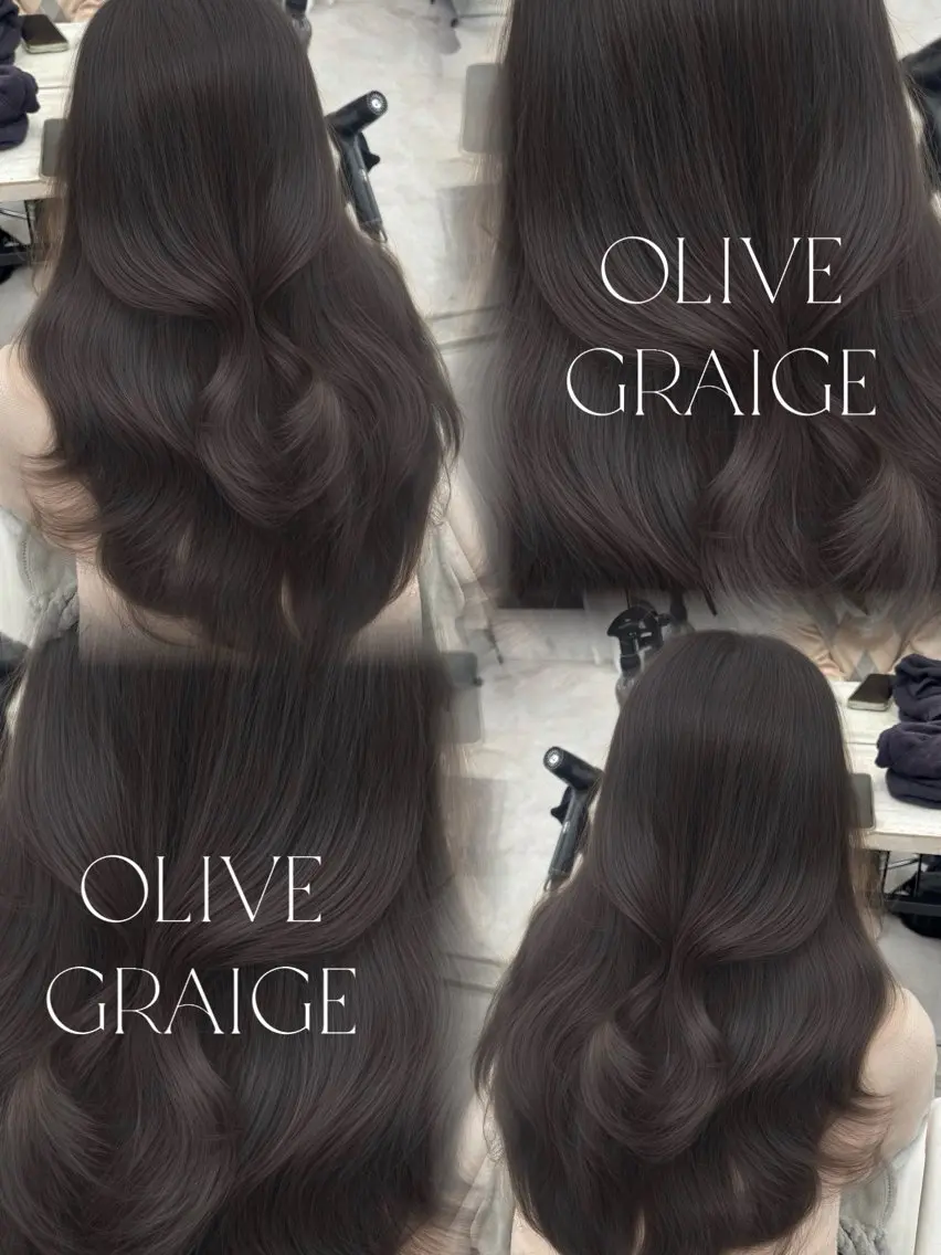 ロング カラー 透明感カラー 顔まわりレイヤー 顔周りカット ハッシュカット 髪質改善 ヘアカラー トリートメント 流れる顔まわり カット✨/きょんさんのヘアスタイル