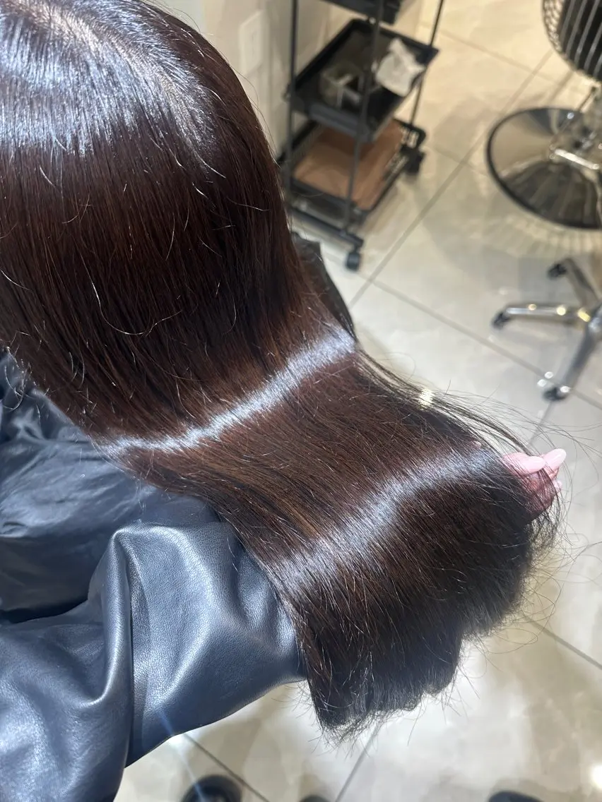 ロング 韓国𝐡𝐚𝐢𝐫 𝐌𝐢𝐤𝐮🤍のヘアスタイル