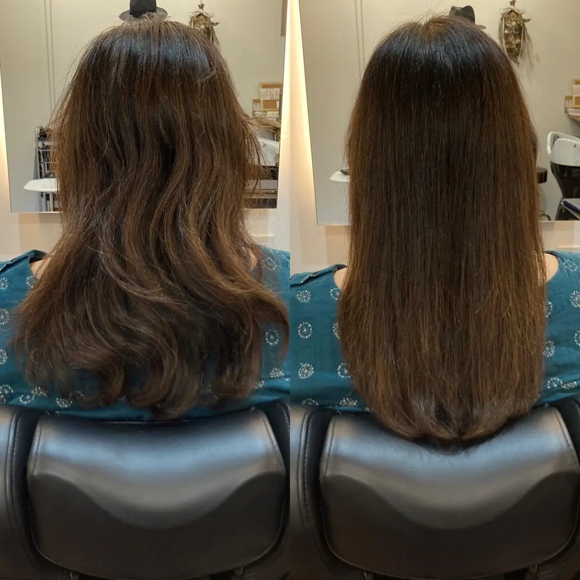 ロング カット ヘアカラー 濱本 浩安のヘアスタイル