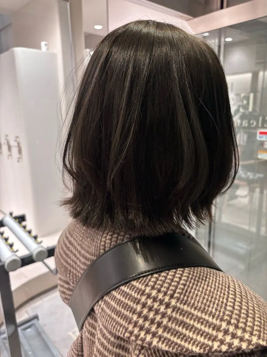 ショート カラー 朝楽スタイル🌼 千晶のヘアスタイル