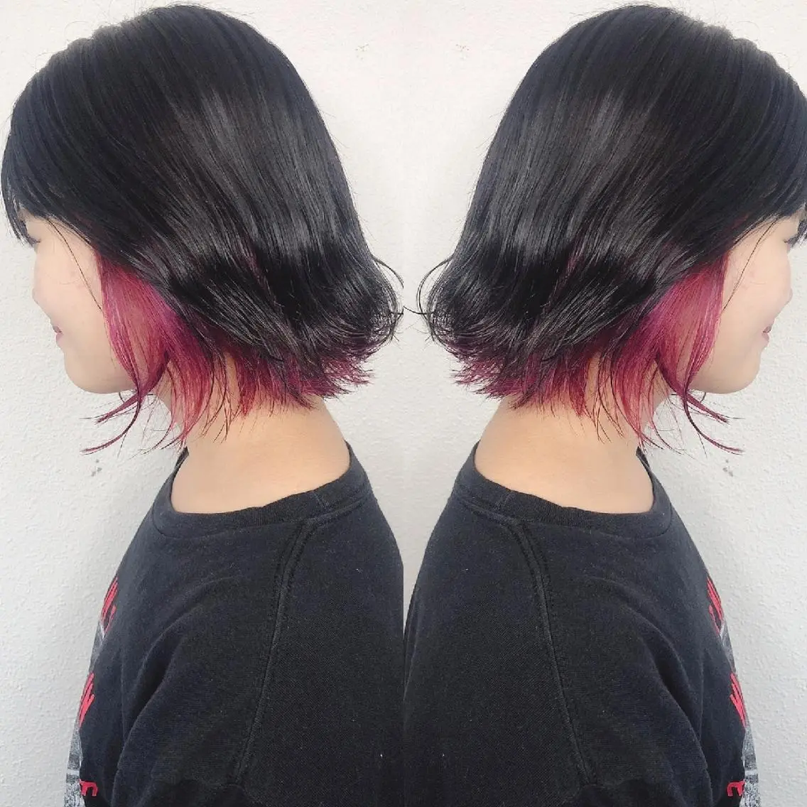 ショート カラー ヘアアレンジ インナーカラー カット ヘアカラー トリートメント 竹内啓太 ボブのヘアスタイル