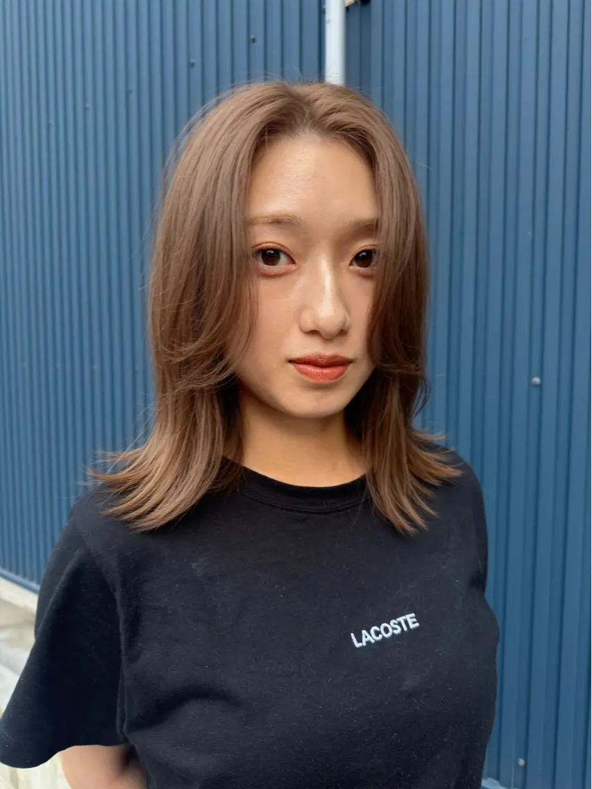 ミディアム カット ヘアカラー kai🐇今泉 Musiiikのヘアスタイル