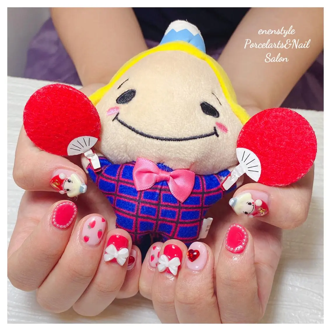 ミディアム ネイル 🐾enen style 🐾のネイルデザイン