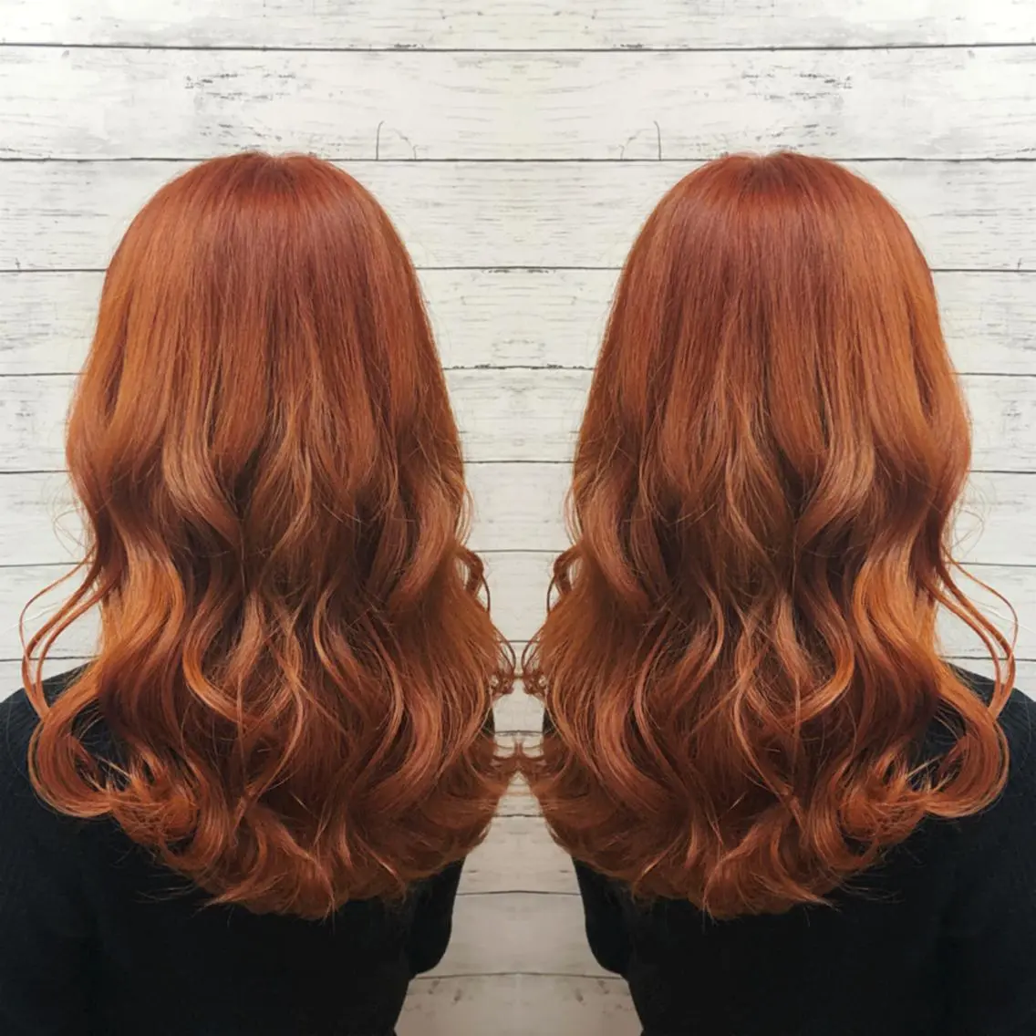 ロング ヘアカラー トリートメント ヘアセット 韓国ヘア🤍髪質改善 🇰🇷AKANEのヘアスタイル