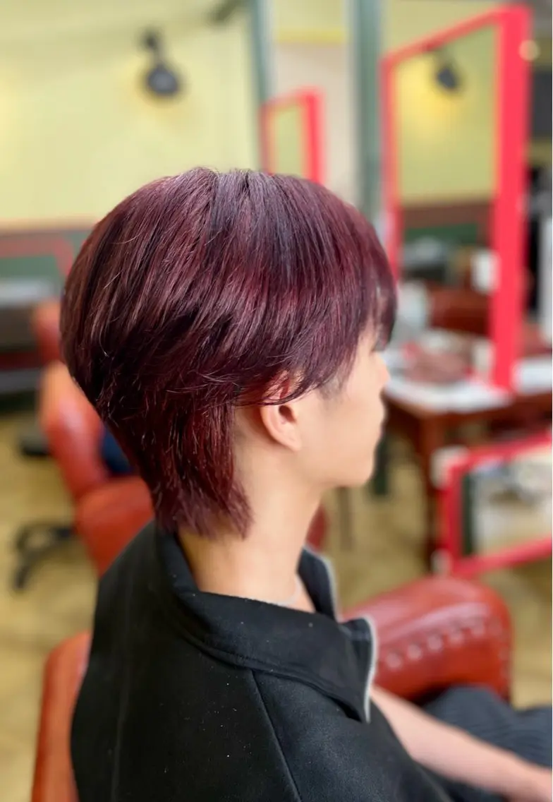 ショート カット ヘアカラー トリートメント ハイライト/艶カラー /白髪ぼかし🌼阿部のヘアスタイル