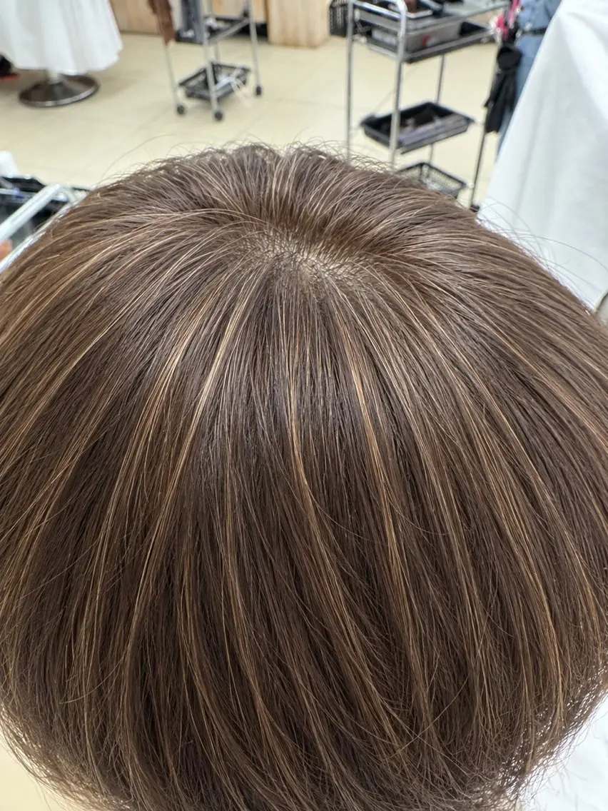 ショート カラー ハイライトカラー ハイライト カット ヘアカラー 白髪ぼかし/ショート MAEKAWAのヘアスタイル