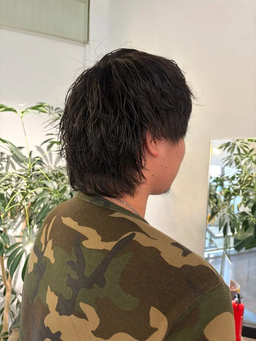 カラー メンズ ヘアカラー Nico☺︎🎀YU ボブ/カットのヘアスタイル