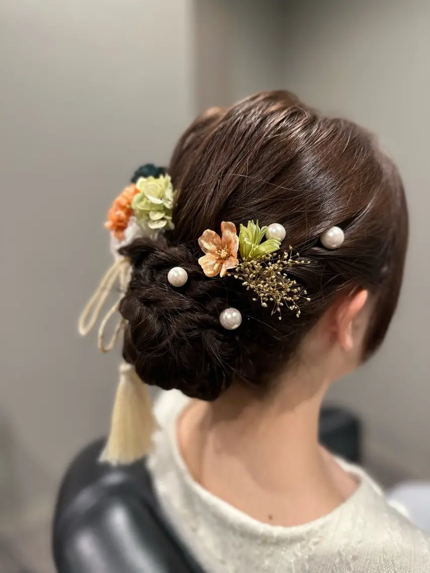 ヘアアレンジ ヘアセット 奥田 早織のヘアスタイル