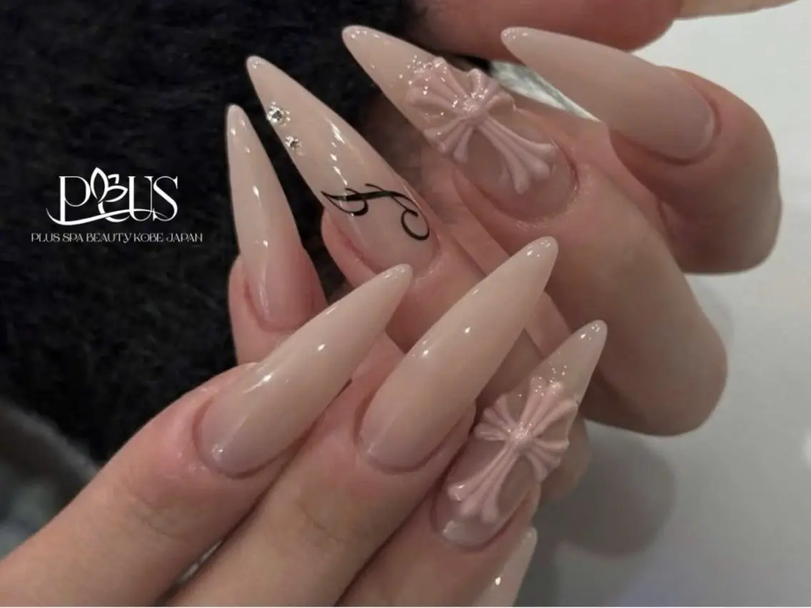 【HAND】長さだしジェルチップ◆10本アート・パーツ付け放題 ¥ 10900-> ¥ 7000の写真