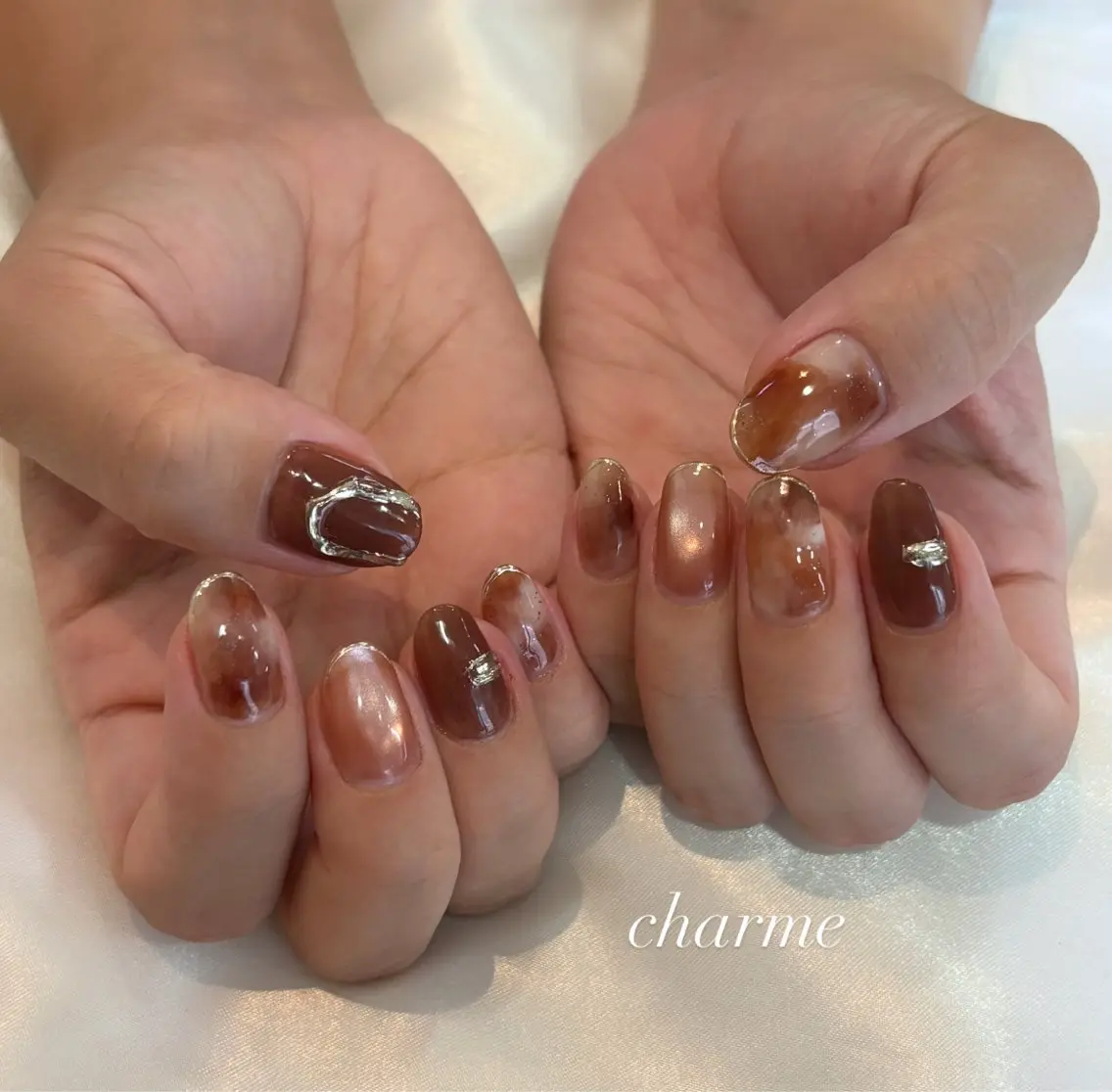 ネイル ハンドネイル charme yunonのネイルデザイン