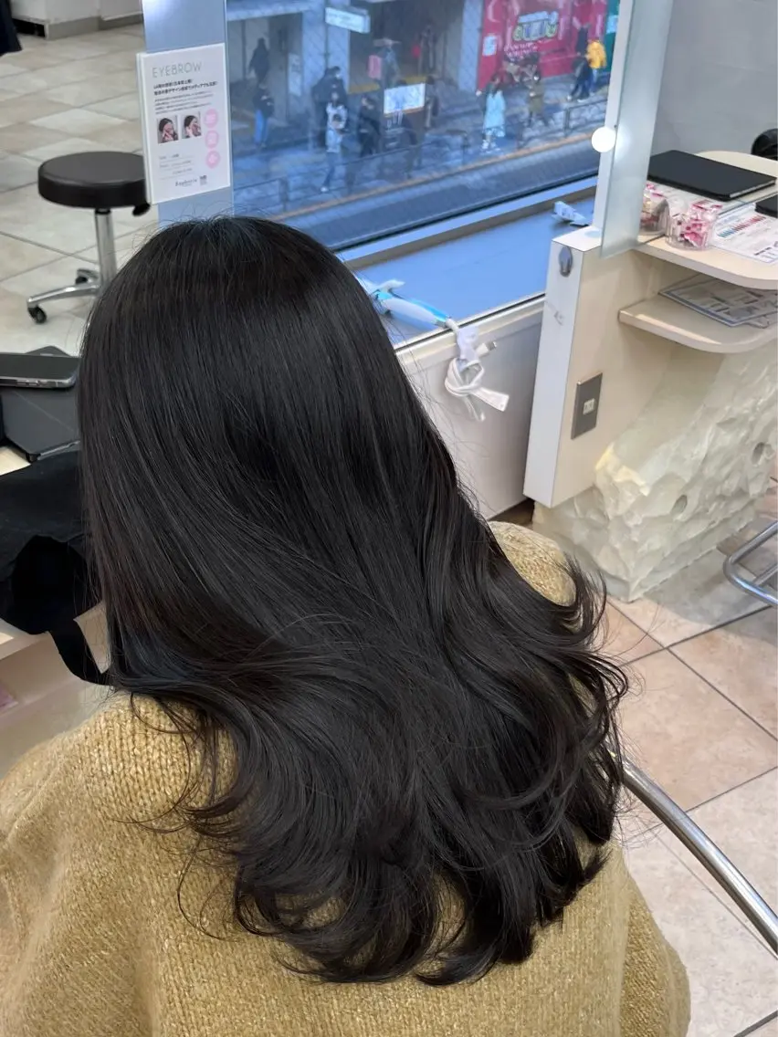 ロング トリートメント 韓国レイヤー×モテ髪 /MITSUKI🤍のヘアスタイル