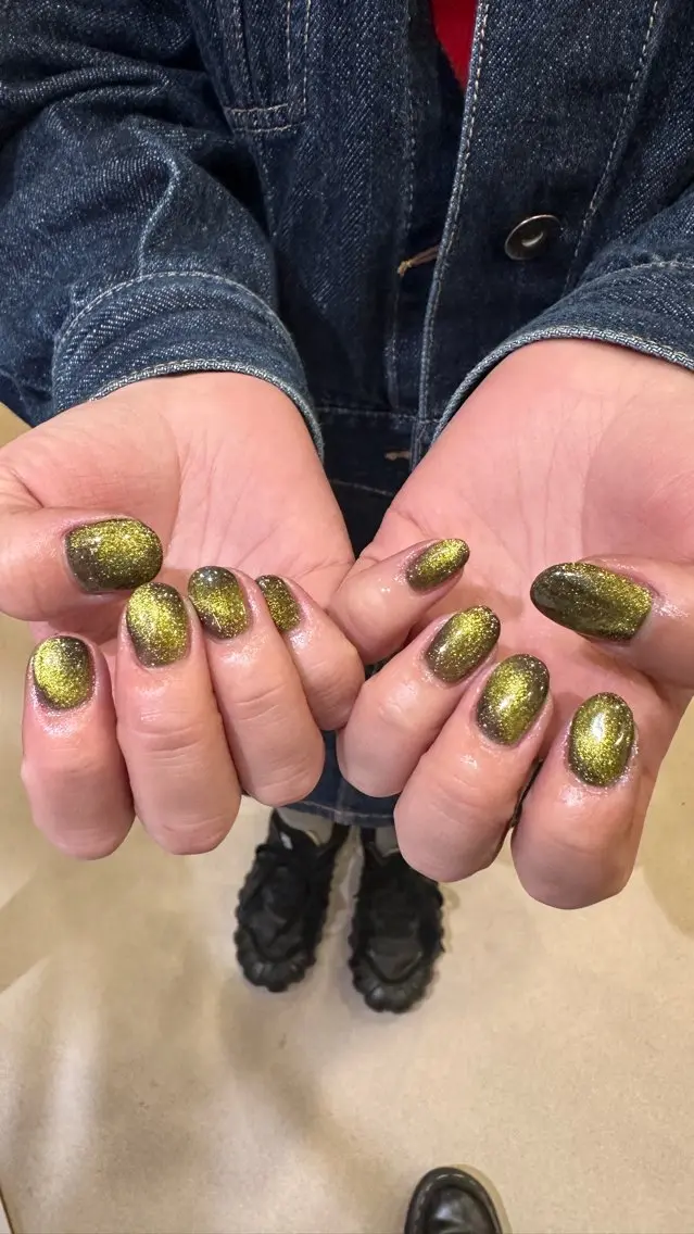 マグネットネイル🧲⭐️ワンカラーの写真