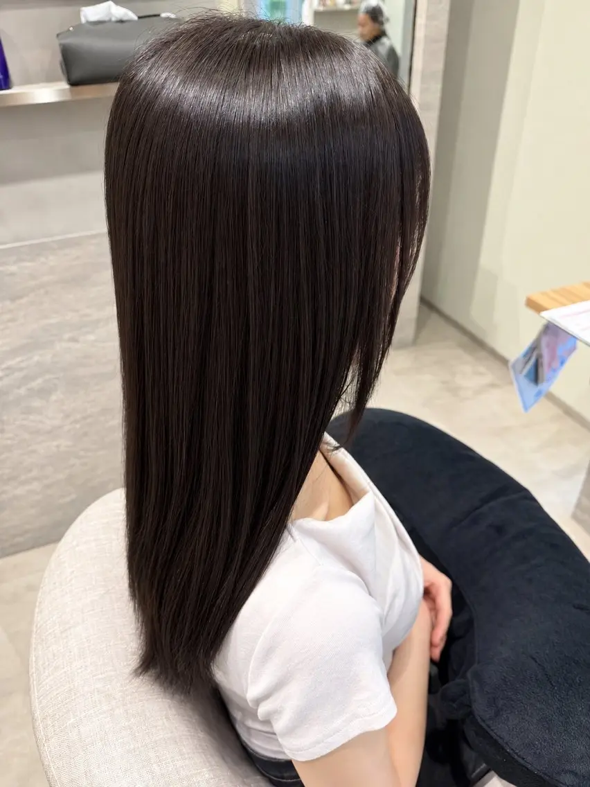ロング カラー ヘアカラー Pollen ayanaのヘアスタイル