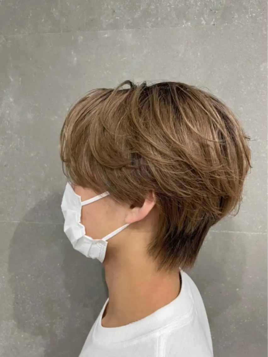 メンズ メンズパーマ AOAQUA Carrefourのヘアスタイル