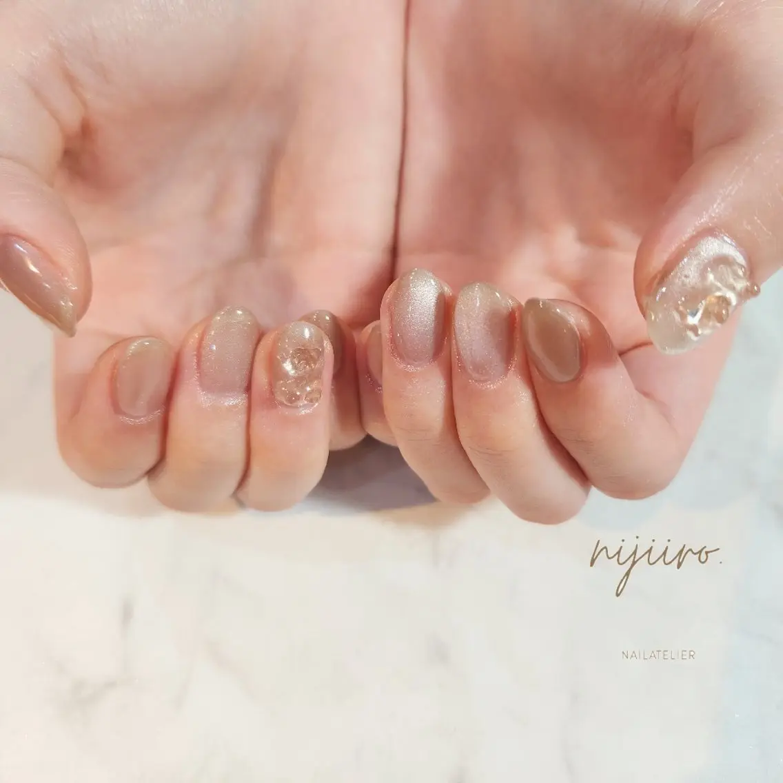 ネイル ハンドネイル nijiiro🌈 サトウのネイルデザイン