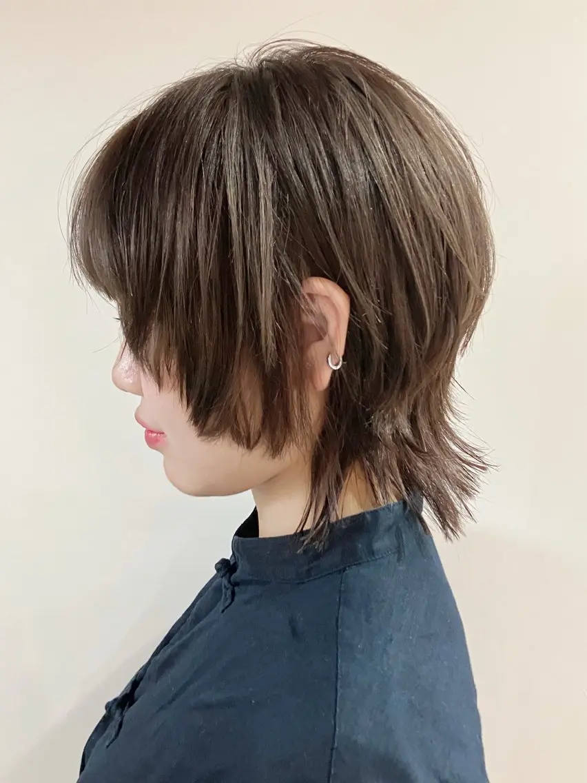 ショート ショートボブ ボブ レイヤーカット 似合わせカット ショートヘア fumikaブリーチ /デザインのヘアスタイル