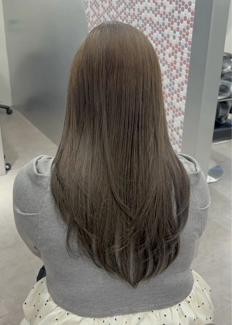 【ブリーチモデル募集✨】ケアブリーチカラー+髪質改善tr《大阪梅田、中崎町、ピンクカラー、ミルクティー、ボルドー、韓国》の写真