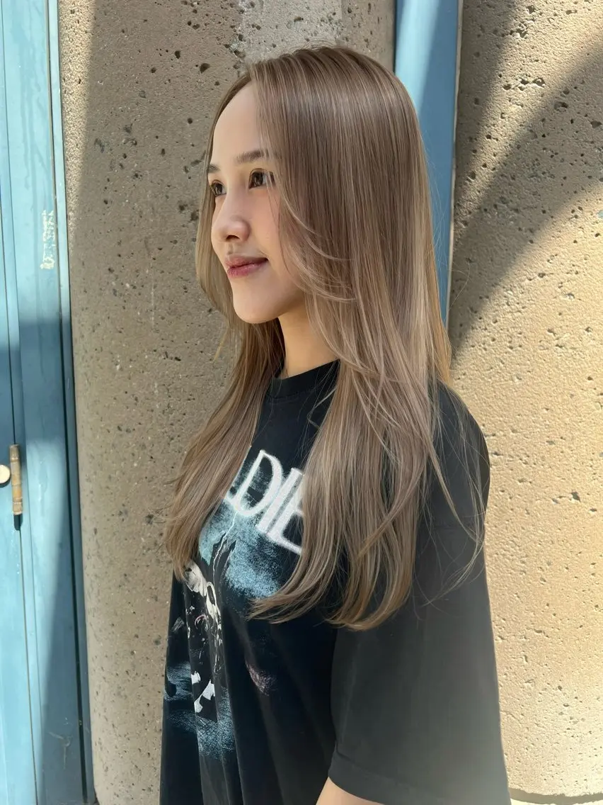 ロング Hayashi Maiのヘアスタイル