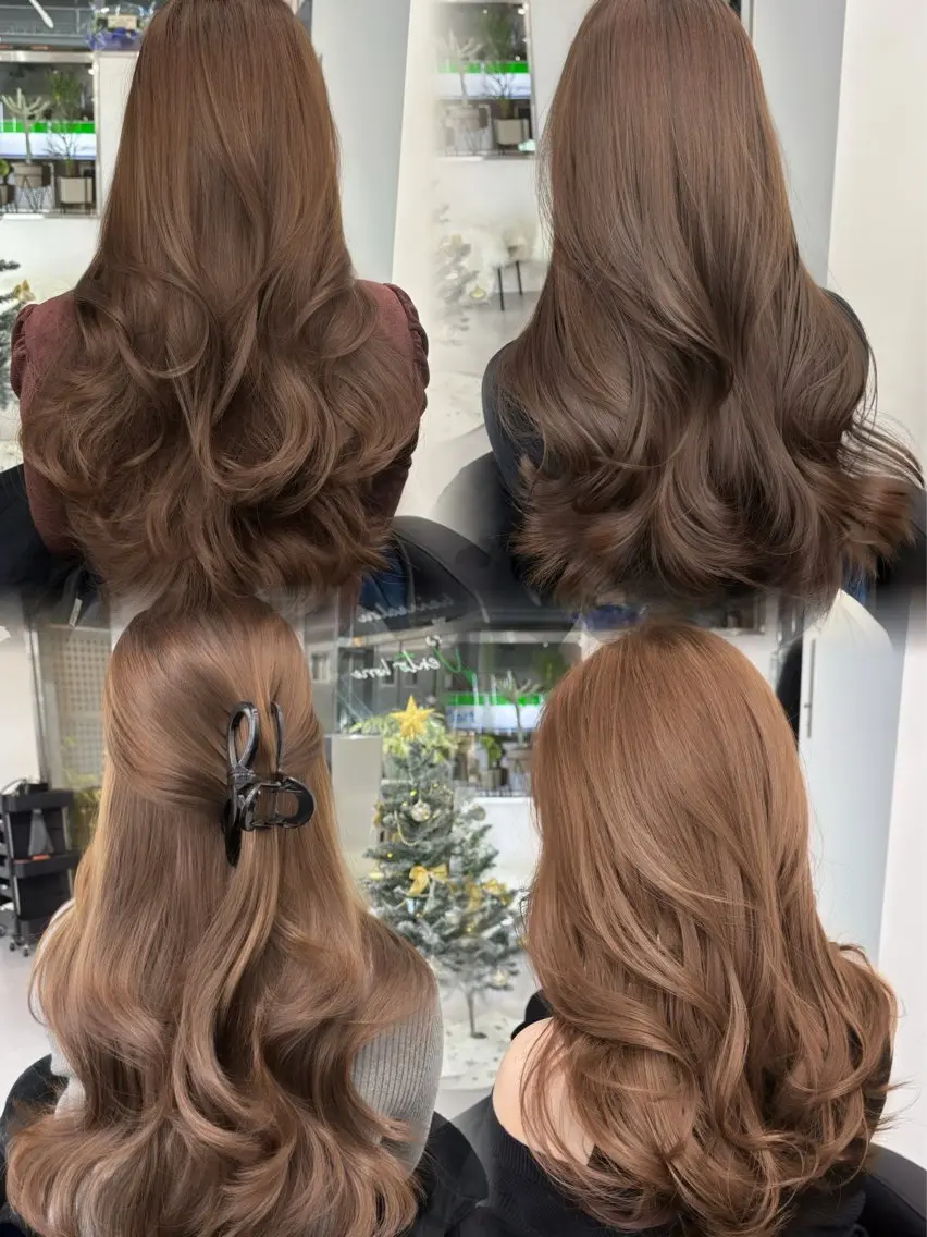 ロング カラー ヘアカラー Ardore 韓国風カラー大阪のヘアスタイル