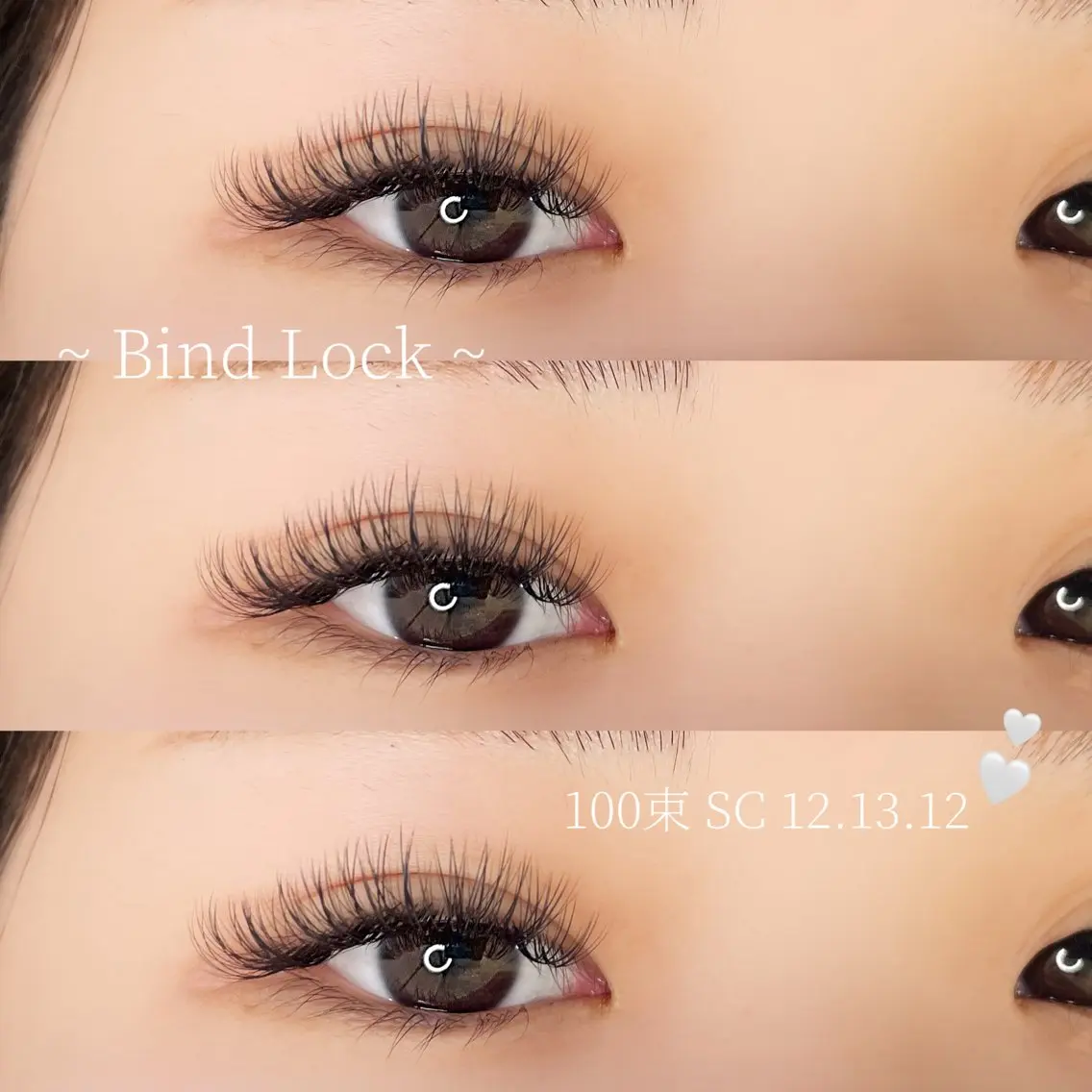 マツエク・マツパ バインドロック y'sbeauty 🎀なかにし🎀のマツエク・マツパデザイン