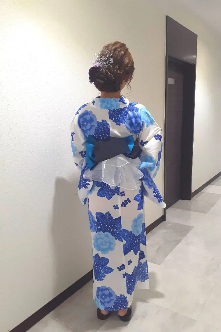 浴衣着付けの写真