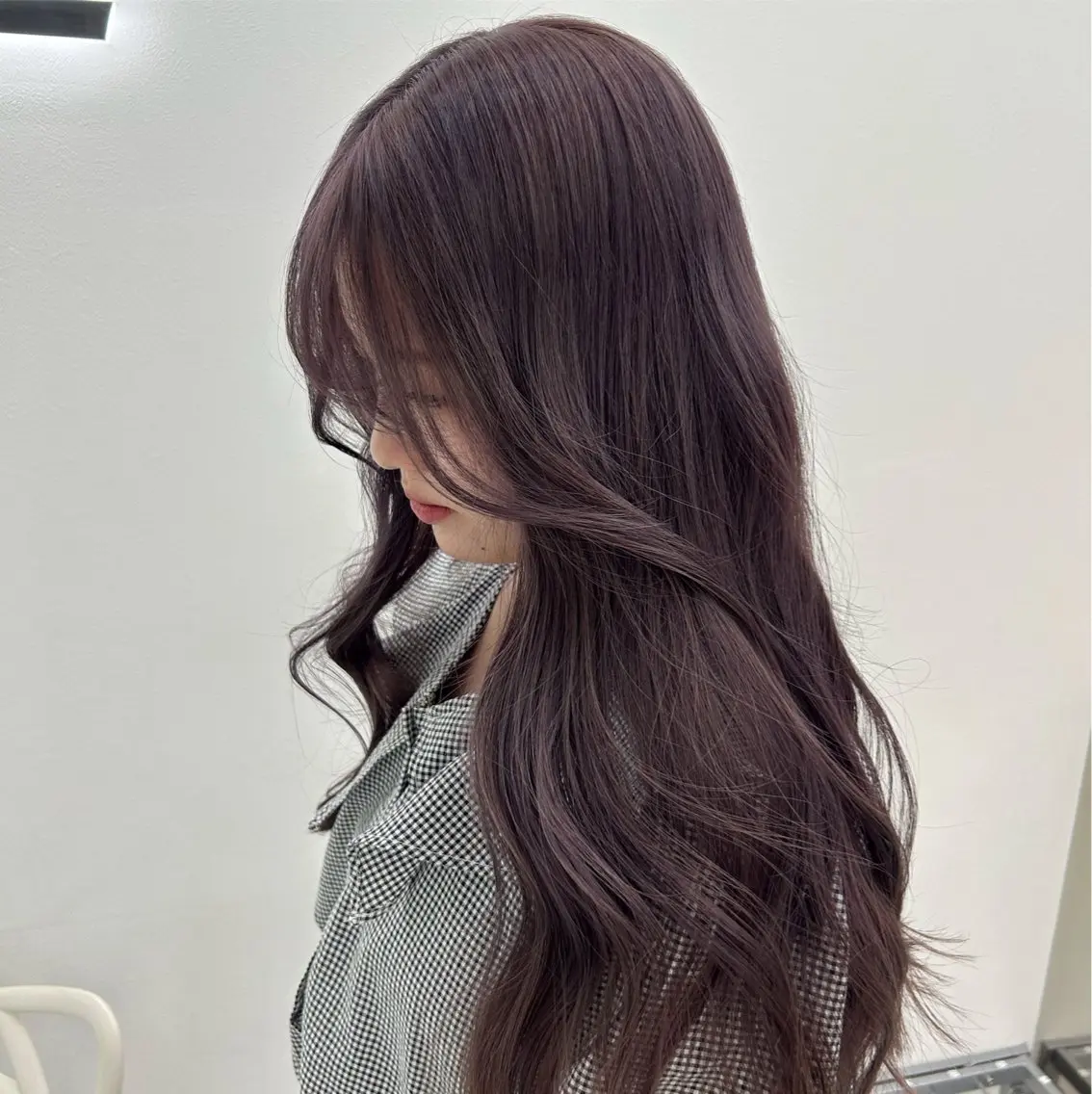 ロング ヘアカラー トリートメント 淡色ラベンダー♡ ニーナ🎀🦙のヘアスタイル