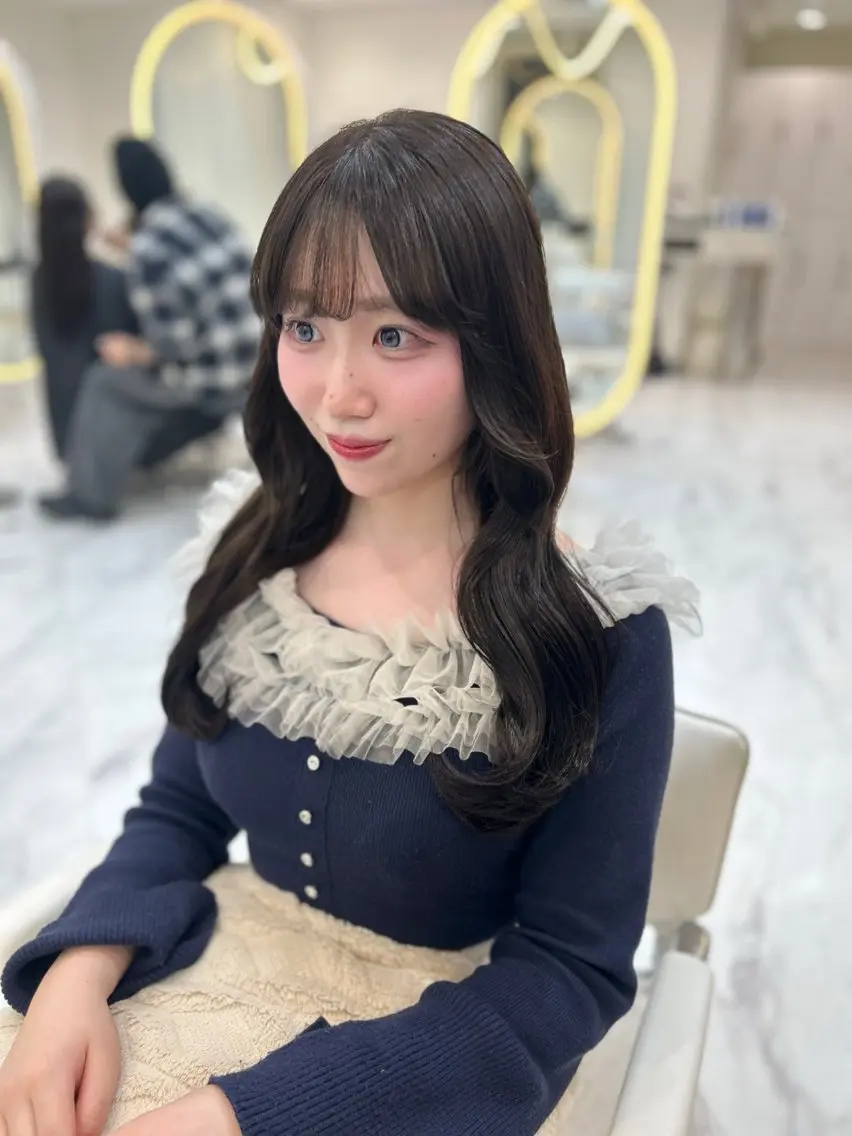 🎀 撮影OK・セミロング以上限定 🎀カラー＋3stepトリートメント🎼♡【黒染め・白髪染め不可】の写真