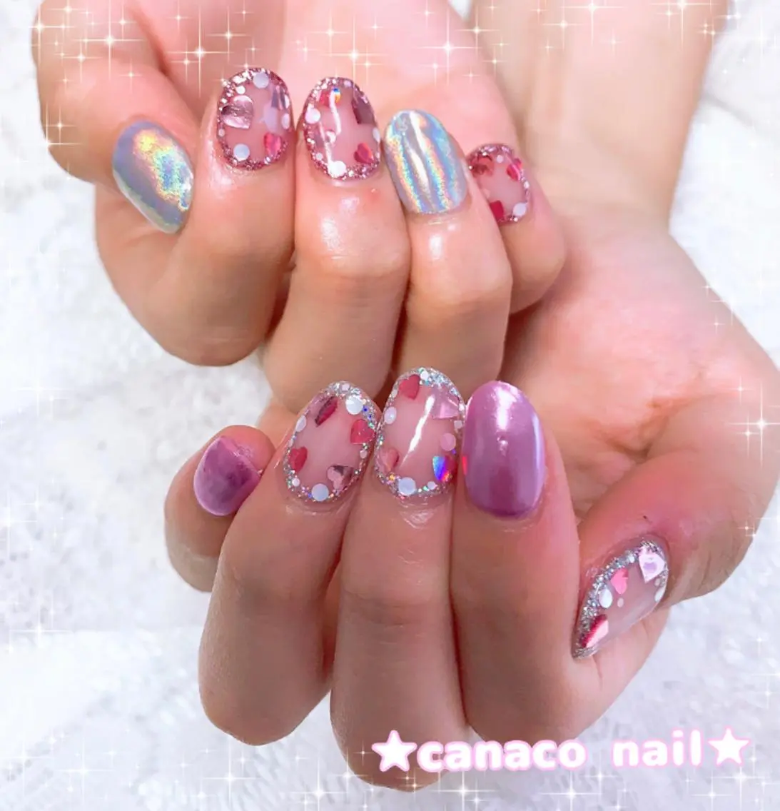 ネイル ハンドネイル ハンドケア ベテランネイル cnc nailのネイルデザイン