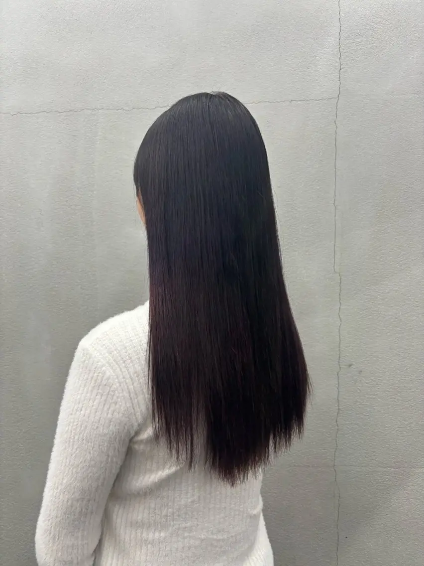 カット+縮毛矯正+トリートメントの写真
