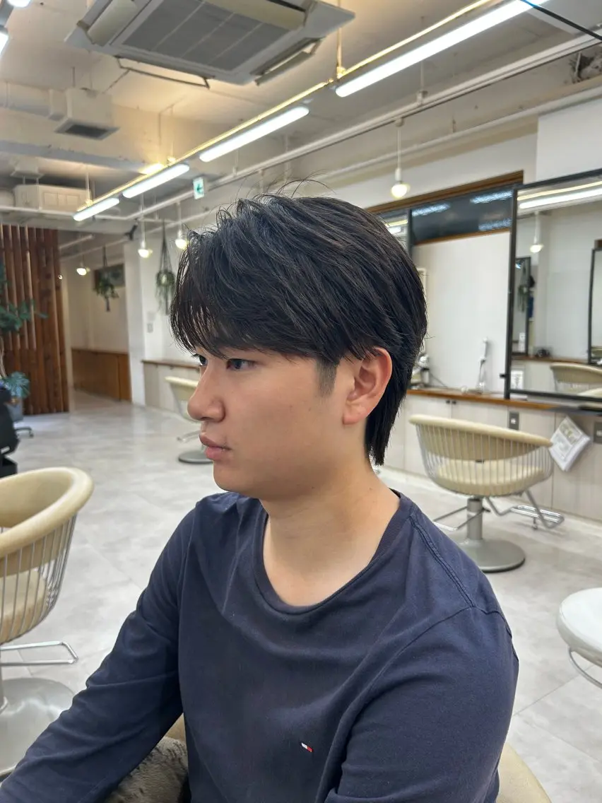 メンズ メンズパーマ 縮毛矯正 縮毛/ カラーモデル募集のヘアスタイル