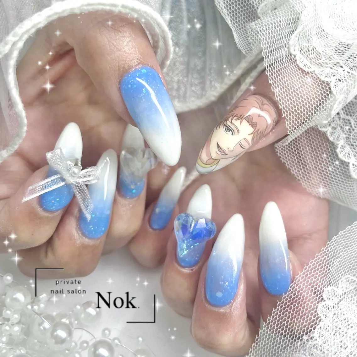 ネイル ハンドネイル 池袋痛ネイル Nok. 渡辺のネイルデザイン