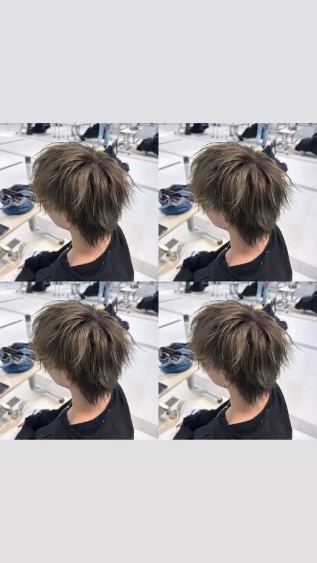 ショート カラー ヘアアレンジ メンズ 💎韓国レイヤー× 髪質改善ゆうま💎のヘアスタイル