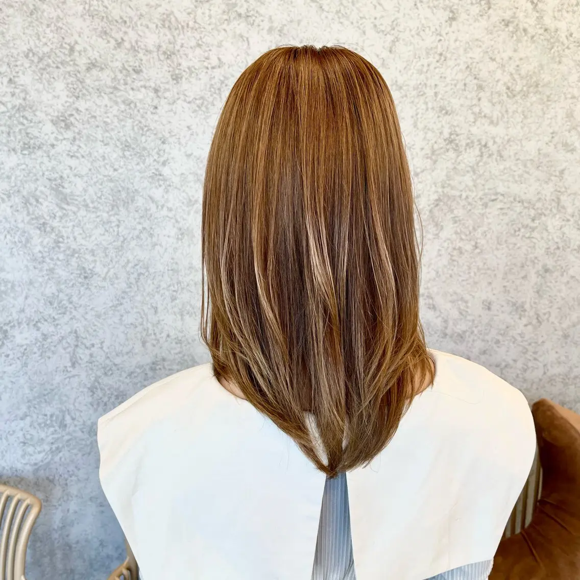セミロング ☔梅雨対策☔️縮毛 🌈kubo🌈のヘアスタイル