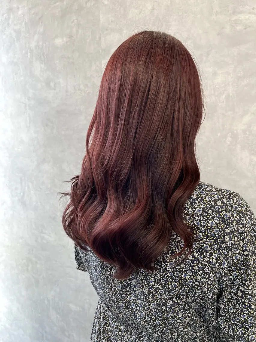 ロング カラー ラベンダーカラー ピンクカラー カット ヘアカラー トリートメント NUMBER 天王寺 🌼yuriのヘアスタイル
