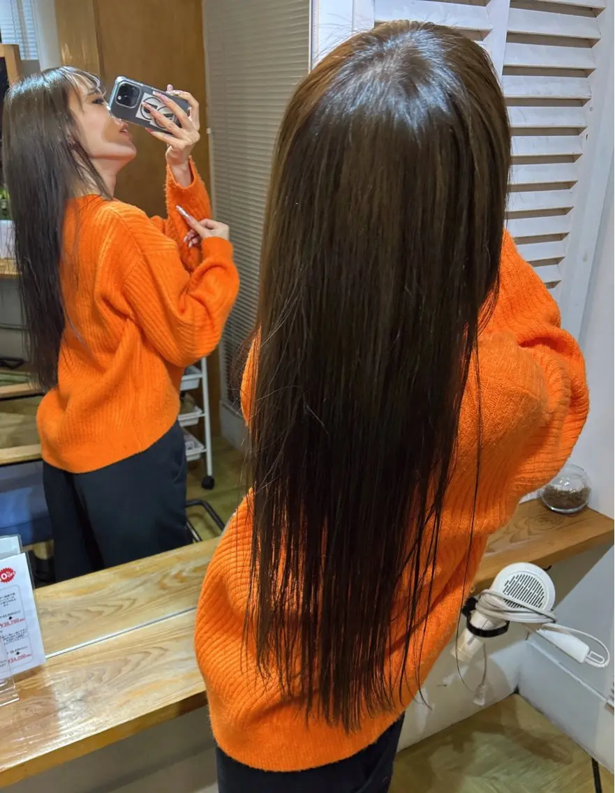 ロング うる艶×韓国hair 💠明日香💠のヘアスタイル