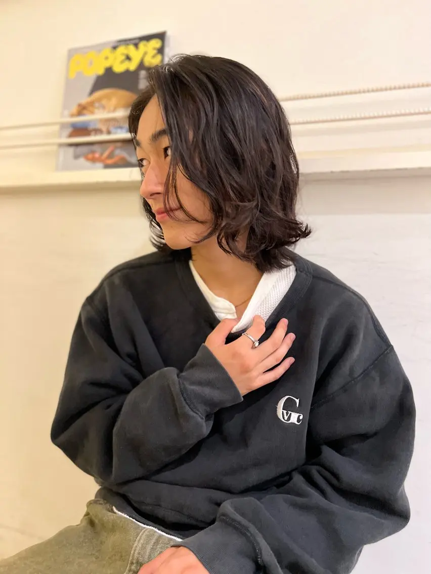 パーマカット付きの写真