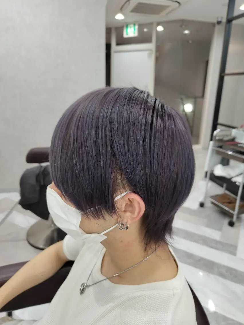カラー ブリーチ 透明感カラー ダブルカラー イヤリングカラー ハイライトカラー カット ヘアカラー 『最新ヘア・髪革命』 🐬YUYA🐬のヘアスタイル