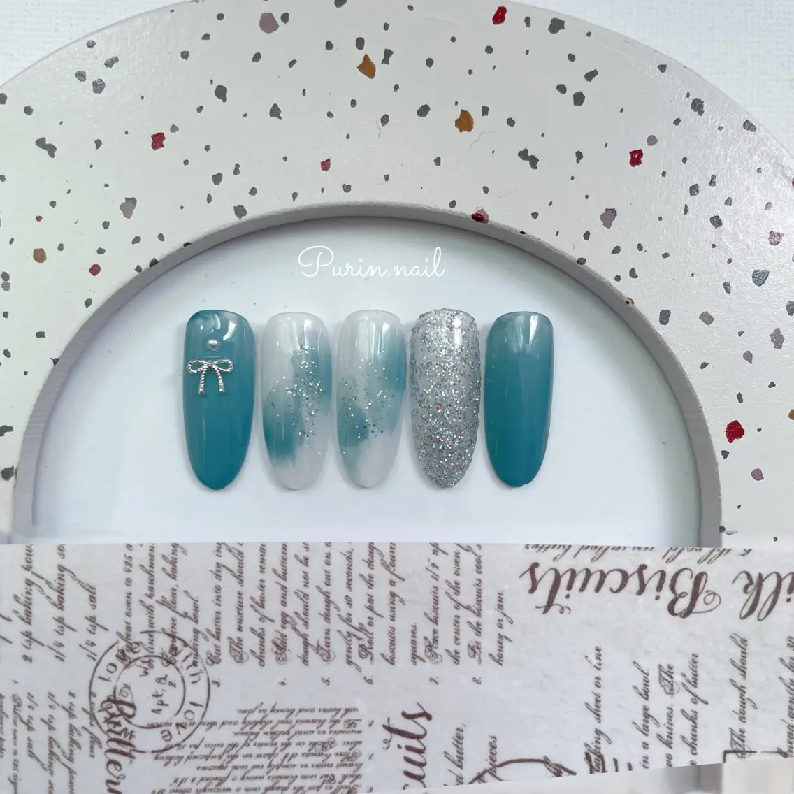 ネイル ラメ(グリッター) Nails by Purin🍮のネイルデザイン