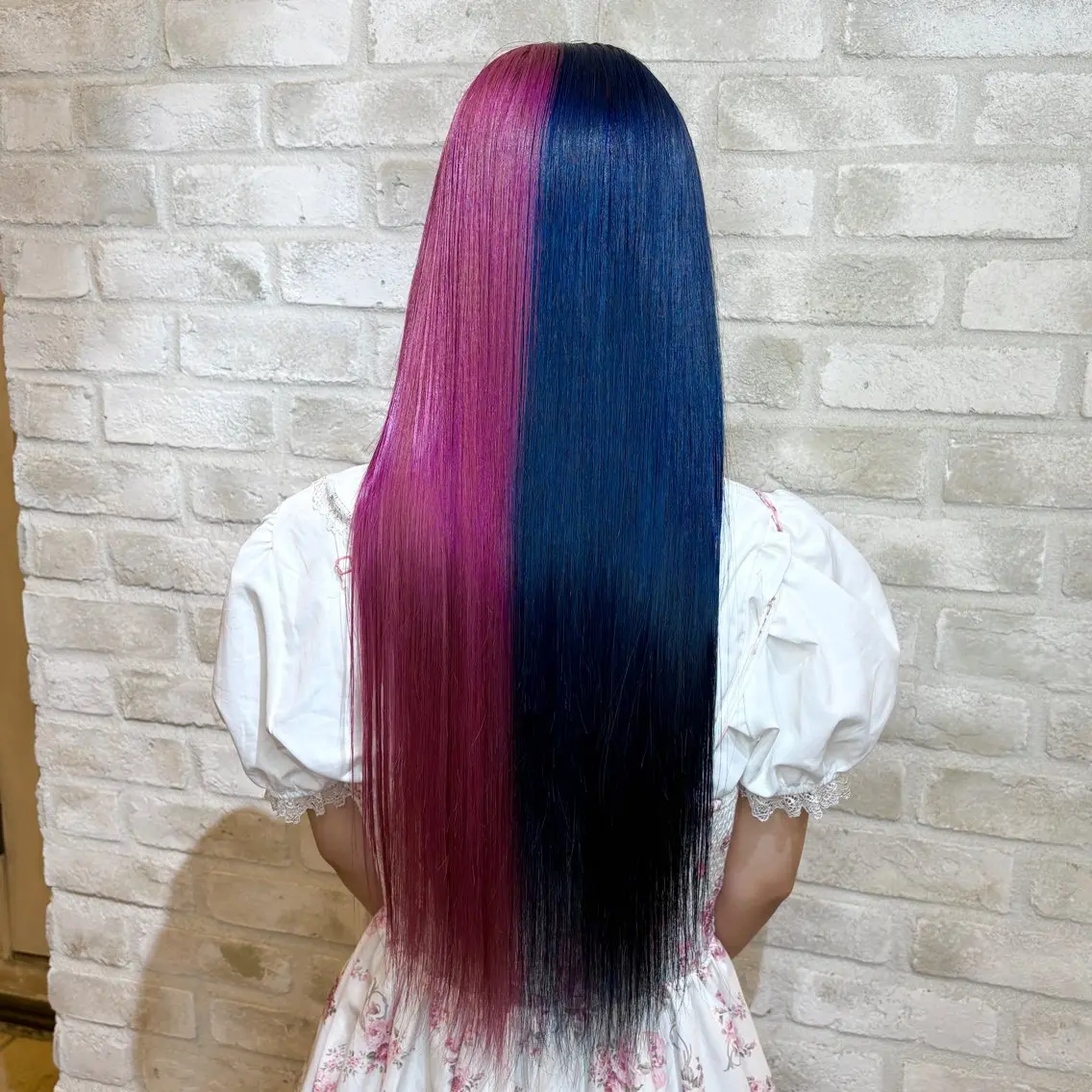 ロング カラー ブルーカラー ピンクカラー 🐺イノウエ サキ🐺のヘアスタイル