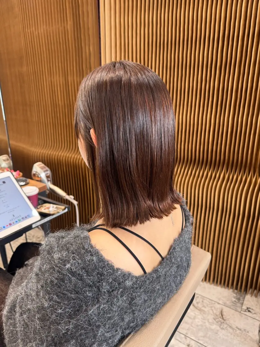 ミディアム カット⌇艶カラー 🫧⌇Nanahoのヘアスタイル