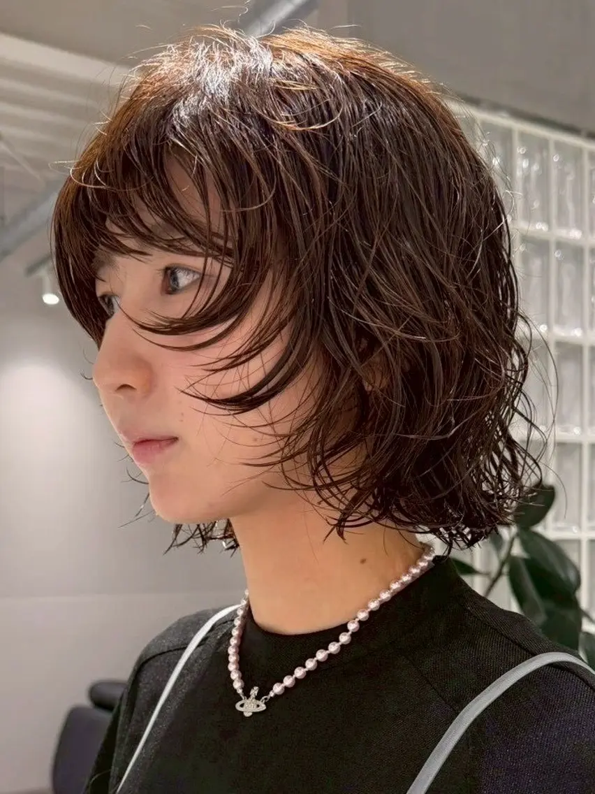 ショート らん カラーモデル募集中のヘアスタイル