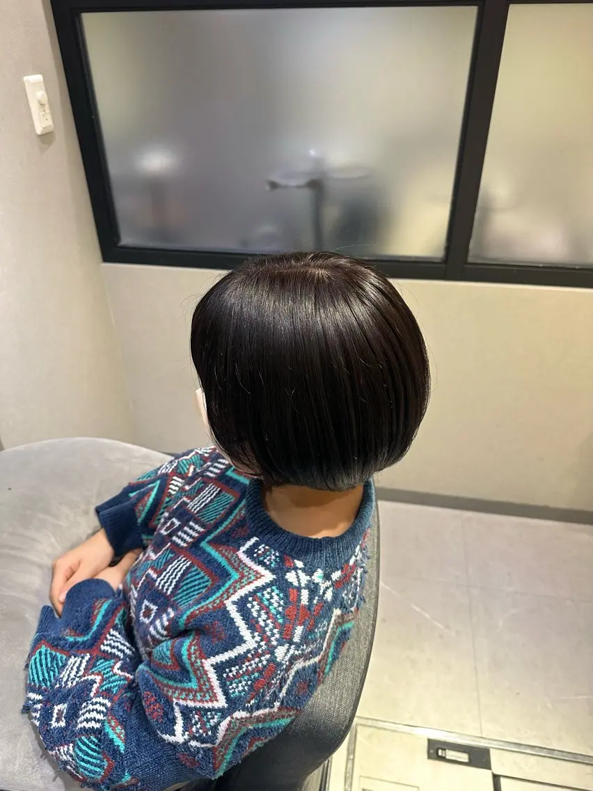 カラー b a b a 🫧のヘアスタイル