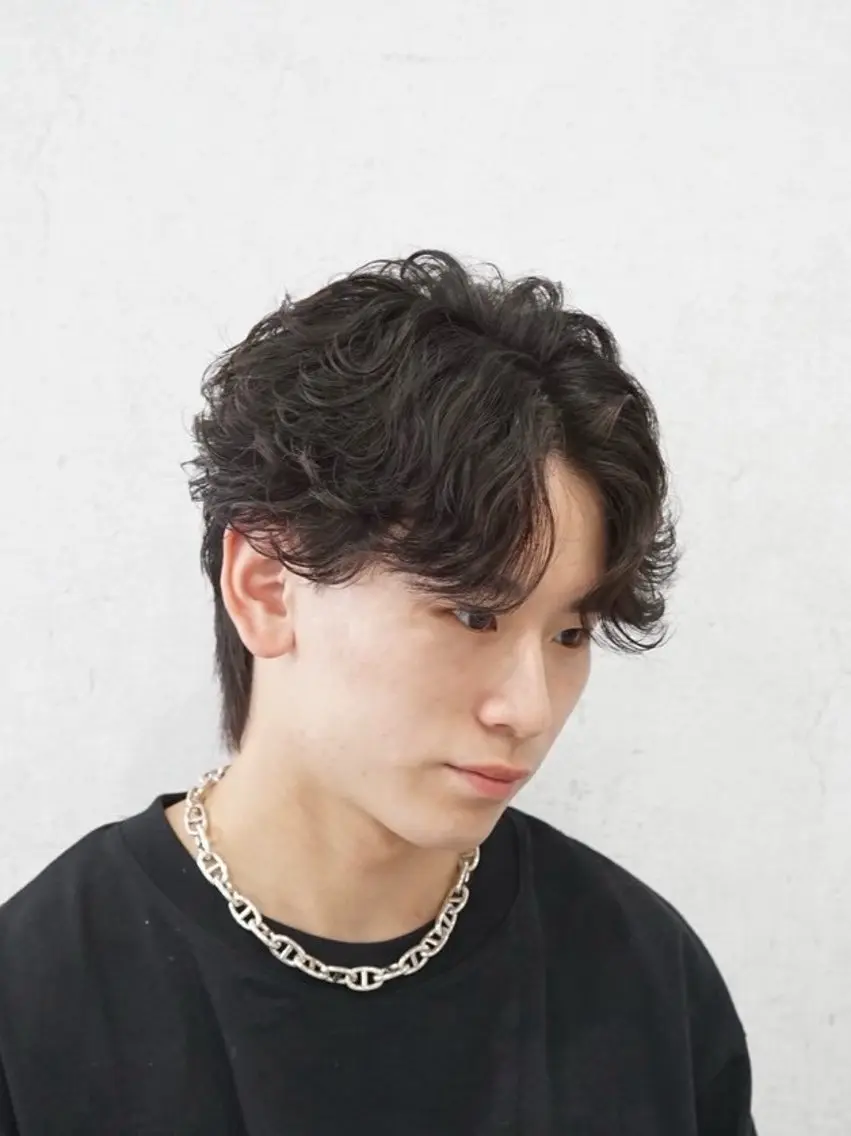 詰め込みクーポン❗️メンズカット+お好きなパーマ+ワンカラーの写真