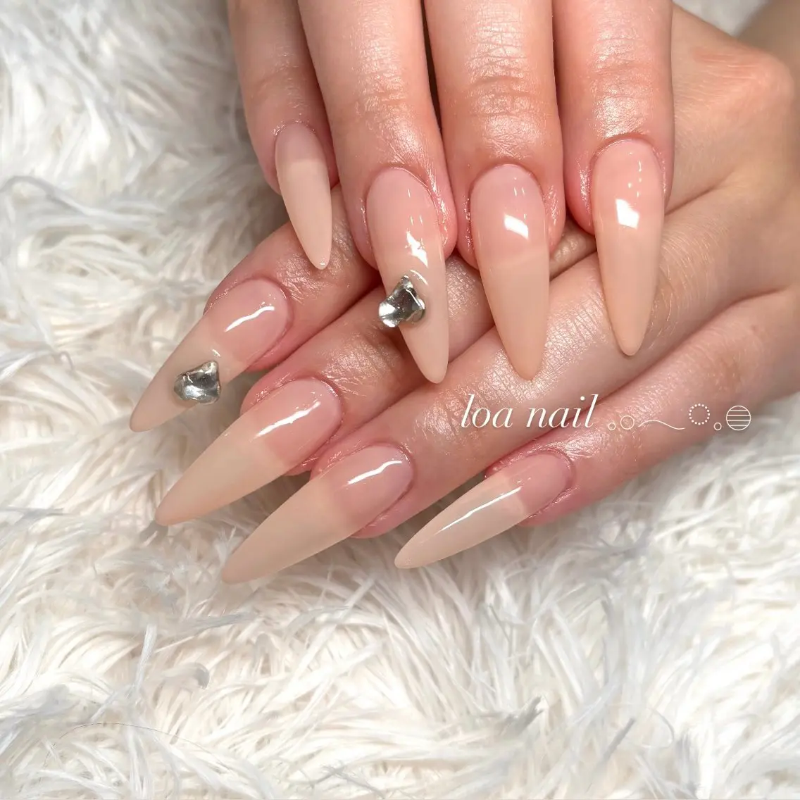 ネイル ワンカラーネイル ハンドネイル loa nailのネイルデザイン