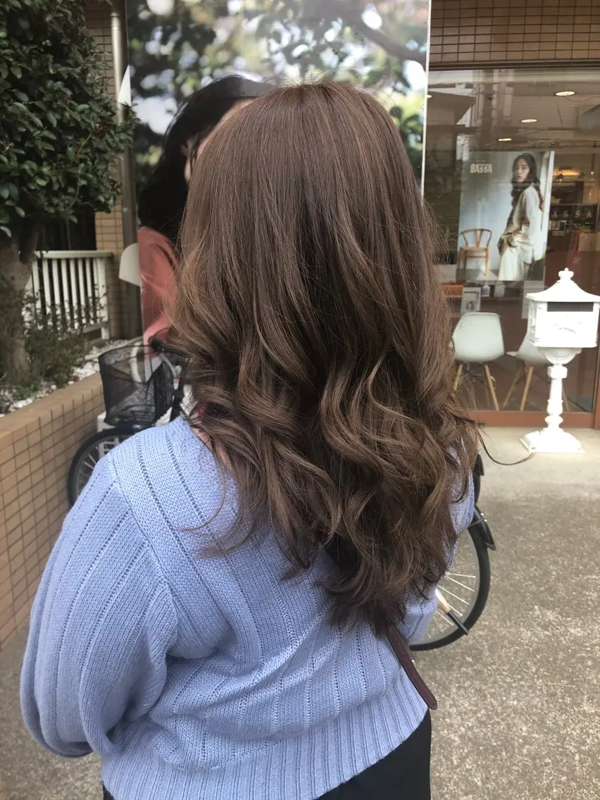 ロング カット ヘアカラー KINOSHITA 🌸のヘアスタイル
